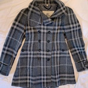 Burberry London Wool Pea Coat